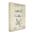 thumbnail image 3 of Stupell Industries Vintage Distressed Patent Airplane Graphic Art Gallery Wrapped Canvas Print Wall Art, Design by Karl Hronek, 3 of 7