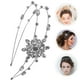 thumbnail image 5 of Diadema para mujer con brillantes diamantes de imitación, diadema para niña, diadema de flores, elegante diadema para el cabello, 5 of 7