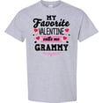 thumbnail image 3 of Inktastic Valentine's Day My Favorite Valentine Calls Me Grammy T-Shirt, 3 of 5