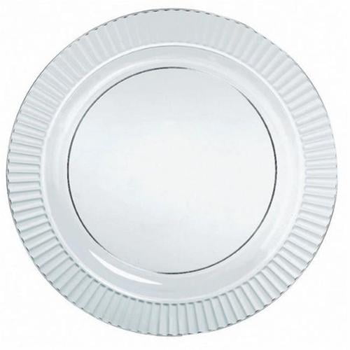 Amscan 430900. 86 Clear Premium Plastic Dessert Plates 7. 5 inch Pack