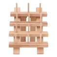 thumbnail image 2 of Support de Bobine en Bois, 12 Bobines Support de Fil Pliable pour Couture en Bois Performance Inégalée, 2 of 14