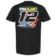 thumbnail image 3 of Men's Team Penske Black Ryan Blaney Menards Patriotic Car T-Shirt, 3 of 3
