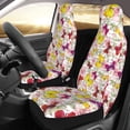 thumbnail image 2 of Sikiie Butterflies and Vintage Car Seat Protector 2 Pack Car Seat Cushion Mat, Car Seat Covers for SUV, Truck, Van, 2 of 7