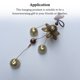thumbnail image 4 of Naiovety Estilo Wind Chime Bell Garden Windbell Regalos colgantes Decoración Chimes Home Window Indoor Outdoor Courtyard Office Kits de decoración para fiestas, 4 of 6