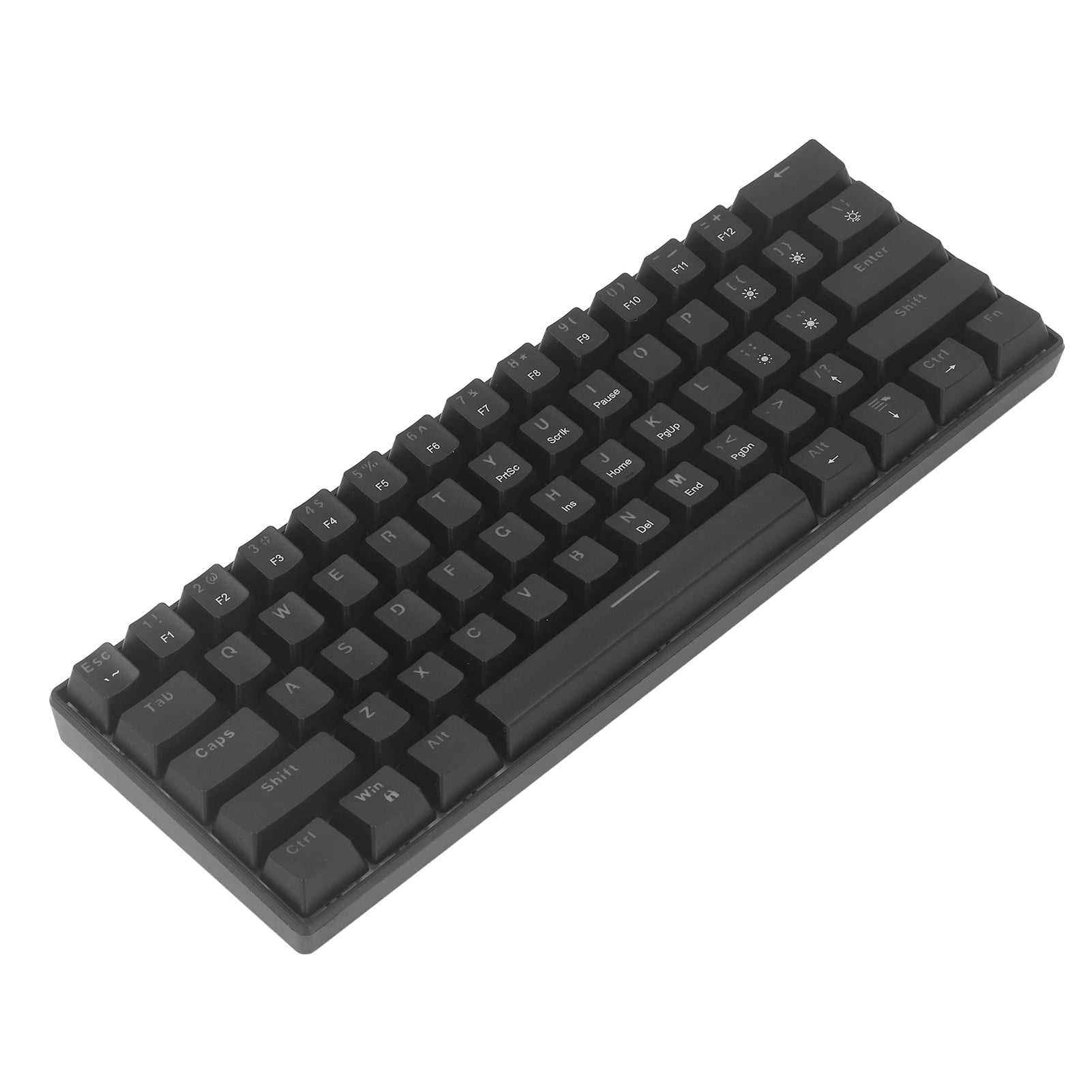 Mechanical Gaming Keyboard, Wired 60% Compact Plug and Play Mechanical Keyboard Ergonomic 61 Keys  for Laptop for  2000