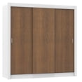 thumbnail image 2 of Ropero Closet Madesa Lyon 3 Puertas 2 Cajones Blanco, 2 of 5