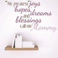 thumbnail image 1 of New Wall Ideas My Greatest Joys Hopes, Dreams And Blessings Call Me Mommy. Quote 10x10 Inches, 1 of 1