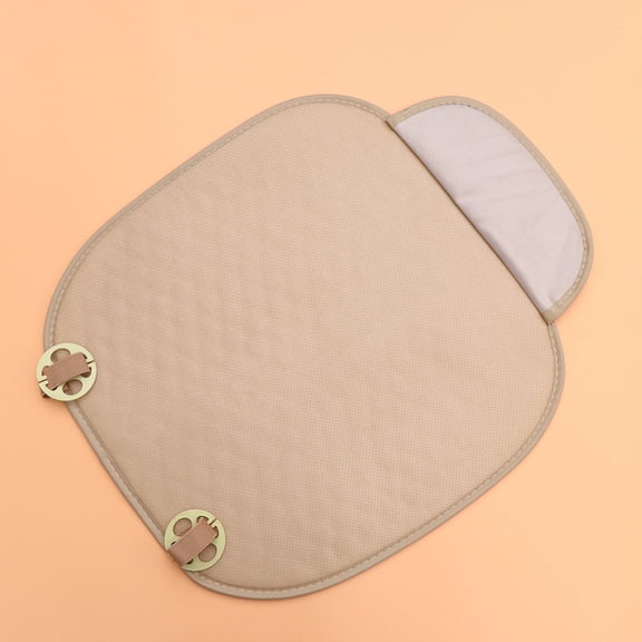 BESTYASH Beige Car Cushion Set with Fashion Lattice Design Durable Washable Antiskid Back