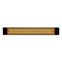 EF60208B8 Eurofase Heating 6000 Watt Electric Infrared Dual Element Heater-208 Voltage-Black Finish-Admiral Decorative Fascia