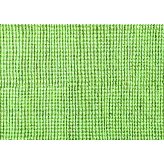 Ahgly Company Indoor Rectangle Abstract Green Contemporary Area Rugs, 2' x 4'