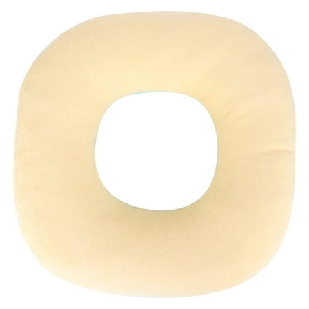 Donut Butt Pillows for Sitting Pressure Ulcer Bed Sore Cushions for Butt Medical Seat Cushion Pregnancy Postpartum Decubitus Perineal Tailbone Pain Doughnut Chair Pads (L Yellow)