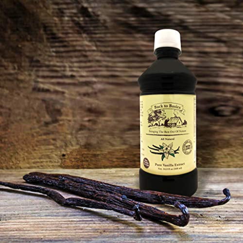 Back to Basics All Natural - Pure Vanilla Extract 16 oz  Mexican Vanilla