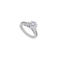 thumbnail image 1 of Pretty Cubic Zirconia Ring in 14K White Gold, 1 of 5