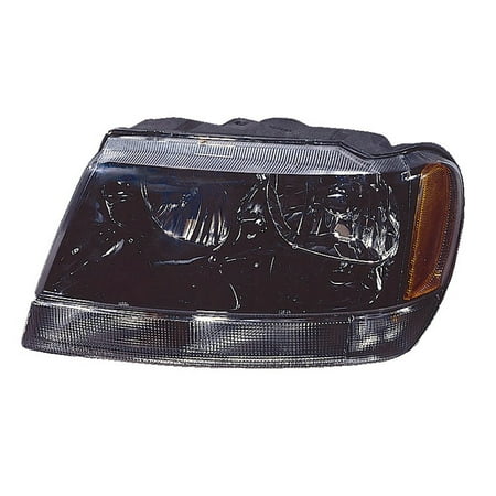Replacement Driver And Passenger Side Headlight For 02-03 Jeep Grand Cherokee