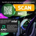 thumbnail image 3 of Dracaena AIO CPU Cooler, Color Change Remote, 120mm Radiator, ARGB PWM Fans Quiet less than 27DBA, Compatible with AMD AM5/AM4-Intel LGA 1700/1200/115X, Leakproof Technology, High Flow Pump, Black, 3 of 6