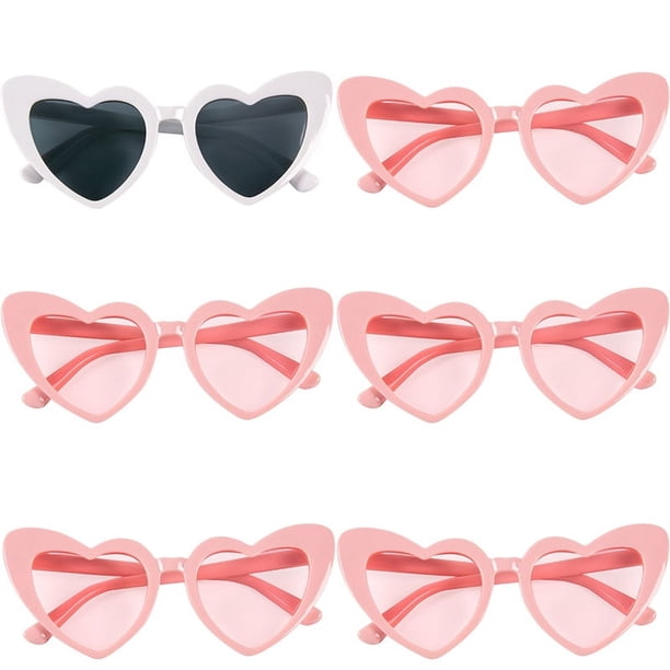 Gafas de sol para despedida de soltera, decoración para bodas, despedidas de soltera, suministros para despedidas de soltera, regalo para la futura dama de honor, gafas con forma de corazón