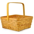 thumbnail image 1 of Square Weave Swing Handle Basket - Large 10in, 1 of 3