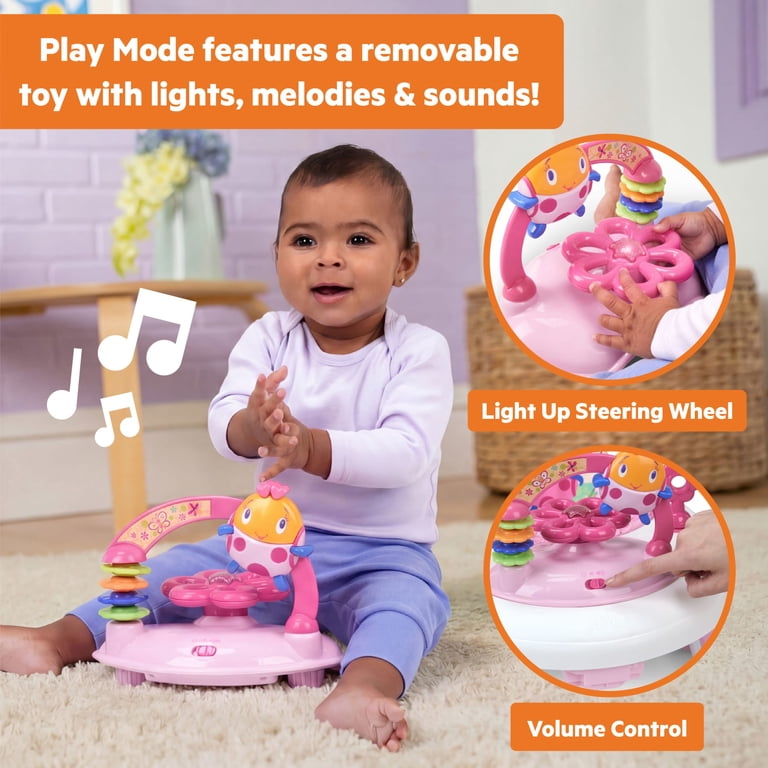 Bright Starts Adjustable Baby Walker with Activity Station