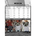 thumbnail image 6 of Women's Lightweight Geometric Print Hoodies Casual Loose Long Sleeve Drawstring Pullover Sweatshirts with Pockets, 6 of 6
