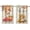 Fall Truck, variant on Red Wine Kitchen Curtains Valances and Tiers Set for Windows, Grape Bathroom Window Curtain Valance 2 Piece Sets,Kitchen Decor for Living Room,27.5"x24"