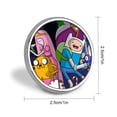 thumbnail image 2 of Adventure Time Round Badge Printed Decorative Button Badge Circle Brooch for Men Women, 2 of 8