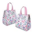 thumbnail image 2 of Pioneer Flower Floral Print Pattern Insulated Lunch Bag for Women & Adults,Large Portable Soft Cooler Lunch Bag,Thermal Food Storage Tote with Pearl Cotton,8.66L,8.75x5.75x9.5 Inch, 2 of 6