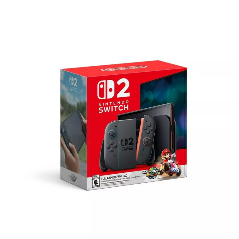 2025 Newest Nintendo Switch™ 2 + Mario Kart™ World Bundle with DSD