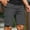 c01Gray, variant on Men's Summer Thin Casual Elastic Cord Solid Color Sport Five Pants Pocket Comfort Breathable Cargo Shorts with Pocket Dark Gray S