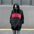 thumbnail image 4 of Sudaderas con capucha para hombre Sudaderas con capucha azules gráficas Ropa para hombre Hip Hop Sueltas Color pastel Sin marca Una pieza Diseñador Estética, 4 of 5