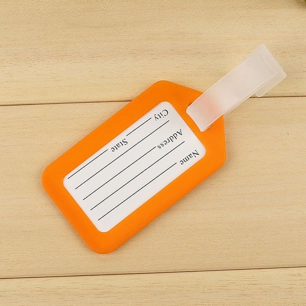 Etiqueta de equipaje de plástico PP para avión, etiqueta de equipaje, etiqueta de equipaje, tarjeta de embarque, accesorios de equipaje de viaje, etiqueta con nombre