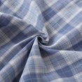 thumbnail image 6 of KPOPLK Little Big Boys Shirt Long Sleeve Flannel Plaid T-Shirt Cotton Button Down Linen Design Top(4-5 Years,Blue), 6 of 9
