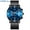 Black Silver, variant on Men Watches CRRJU Top Brand Fashion Blue Stainless Steel Waterproof Sport Watch Men Quartz Clock Male Chronograph Reloj Hombre