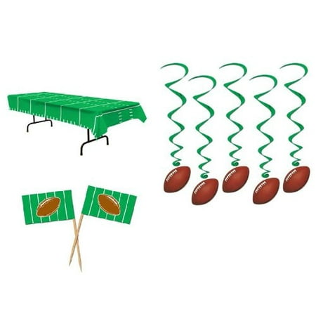 Game Day Football Nfl Super Bowl Party Decorations Table