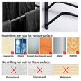 thumbnail image 2 of Porte-serviettes en Acier Inoxydable 3 Niveaux Sans Perçage Porte-Serviettes, 2 of 4