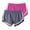 Hot Pink, variant on FNFYFH 2 Piece Athletic Shorts for Women Fitted Contrast Dolphin Shorts No Pockets Trendy Color Block Gym Shorts 2025 Summer Shorts 2Pcs Hot PantsS,M,L
