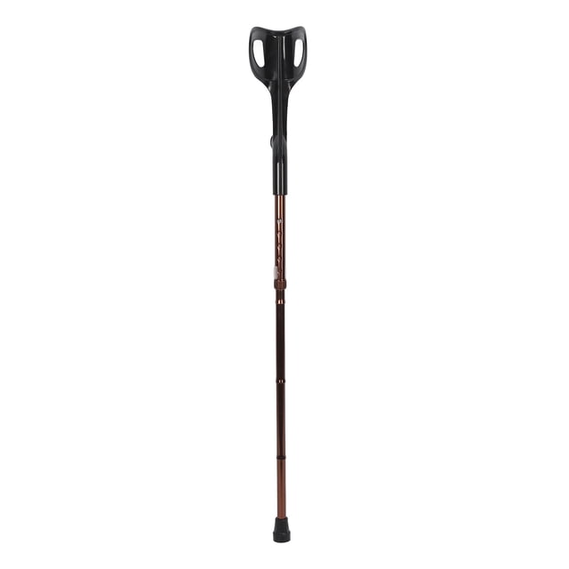 Muleta De Codo Plegable, Bastón Ergonómico Antideslizante Con Ajuste De Altura, Acolchado Para Personas Mayores