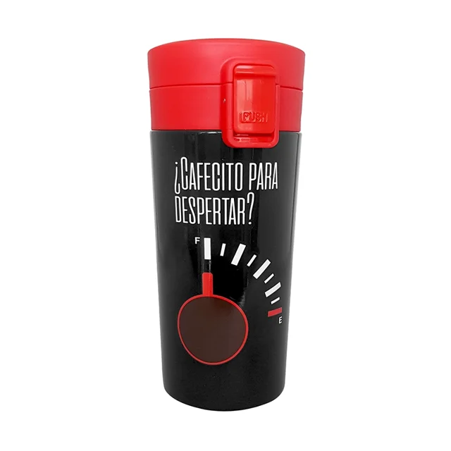 Vaso Térmico Steiner de Acero Inoxidable con Filtro 350 ml Diseño de Oficina Rojo