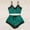 Green, variant on Womens Pajamas Set Plus Size Trendy V Neck Sleeveless Strap Nightwear Lace Trim Satin Cami Top Sleepwear Blue XXXL