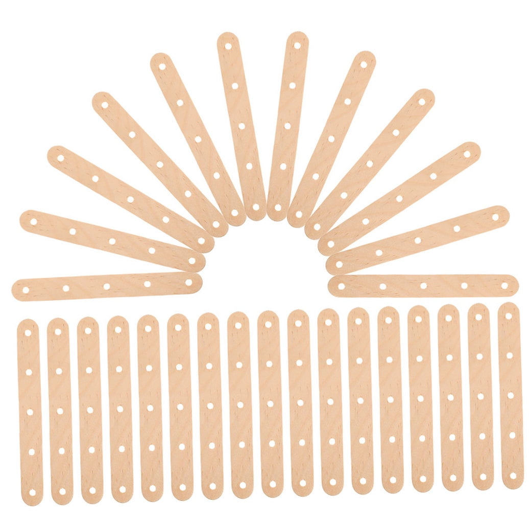 KALLORY Wooden Craft Sticks 150pcs Unfinished Sticks for Arts, Crafts, Waxing, and Creative Projects