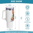 thumbnail image 3 of Cat Christmas Tree Gifts 40 oz Tumbler with Handle Insulated&nbsp;Travel Mug&nbsp;Lid Straw Leak Proof Steel Vacuum Water Bottles Glasses Fits in Car Cup Holder, 3 of 7