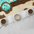 thumbnail image 4 of Manfei Teens Adults Cow Print Curtains Pack of 2 (42x84 Each),Bohemian Damask Curtains Blackout,Western Theme Bedroom Curtains,Lightweight Room Decor, 4 of 6