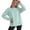 C-Mint Green36, variant on DHFJKG Crewneck Sweatshirts For Women Scalloped Casual Long Sleeve Pullover Tops