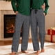 thumbnail image 1 of Pantalones de pijama largos para hombre, informales, con estampado a cuadros, holgados, deportivos, elásticos, rectos, vintage, con bolsillos, 1 of 9