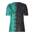 thumbnail image 4 of Birdeem T-Shirt d'Été Décontracté Confortable Imprimé Aguichant Col Rond Manches Courtes pour Femmes, 4 of 6
