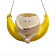 thumbnail image 1 of Maceta con Cara Oscilante, Maceta Colgante con Cara Sonriente, Maceta de Resina para Cadena de Perlas, Plantas Vivas de Interior y Exterior, 1 of 5