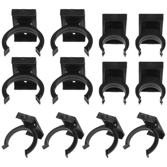 SOPOTUTU 20Pack Plastic Black Plinth Clips for Cabinet Toe Kick Board Installation