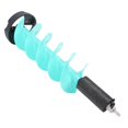 thumbnail image 1 of Electric Ice Auger, Steel Cutting Head Ice Spiral Drill Bit High Efficiency 8 inch Diameter  for Deep Water Thick Ice Layer, 1 of 7