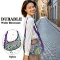 thumbnail image 5 of Lightweight Adjustable Strap Crossbody Bag Vintage Paisley Boho Floral Design Small Purse for Women Office Students Travel Outdoor Activities, 5 of 5