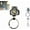 K, variant on Western Metal Keychain Key Holder For Belt Fast Release Keychain Clip With Personalizing Design For Men Accessories