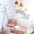 thumbnail image 3 of Pegatinas de pared con diseño de unicornio y arcoíris, pegatinas de pared con nubes y mariposas para niñas, decoración de pared para habitación de niñas, habitación de niños, habitación de bebé, 3 of 5